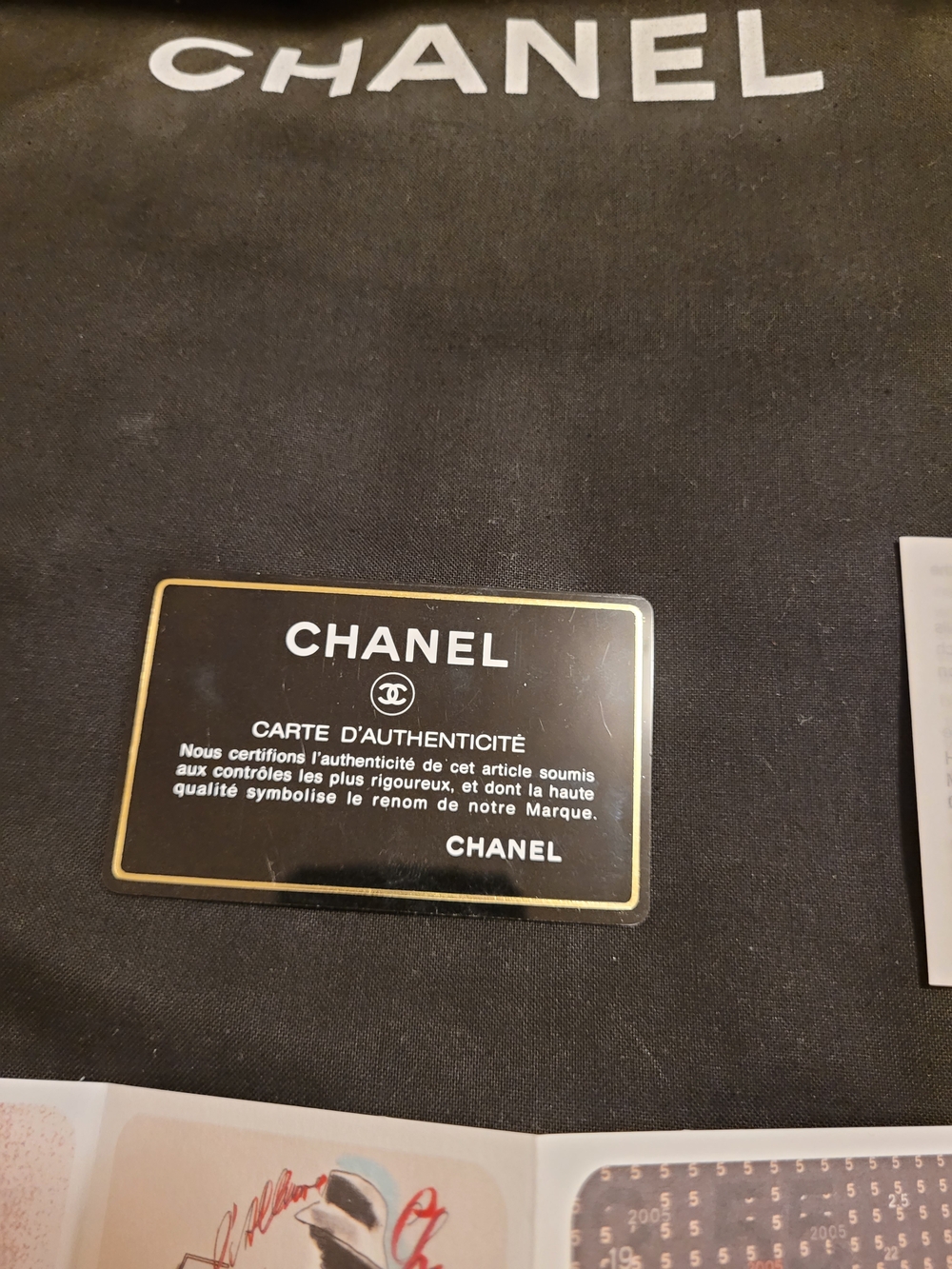 Brand New Authentic Vintage Chanel Cambon CC Women's Flap Bag - Beige & Black - Picture 4 of 11